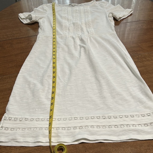 Boden white cotton dress size US4R in EUC - Picture 6 of 7